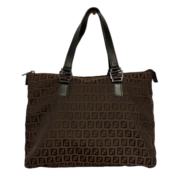 Fendi Zucchino Zip Tote Bag - Picture 2 of 10